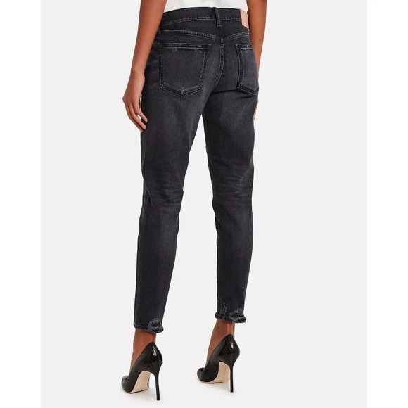 MOUSSY VINTAGE Velma Skinny Denim Jeans Black Size 26 - Picture 3 of 9